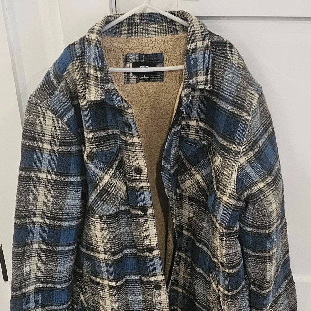 Rip Curl unisex flannel shirt.